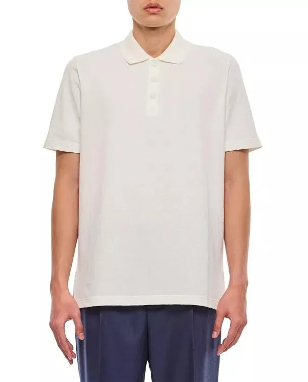   Fendi  Ff Piquet Polo White