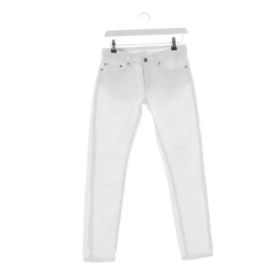 Jeans Slim Fit W27 Weiß