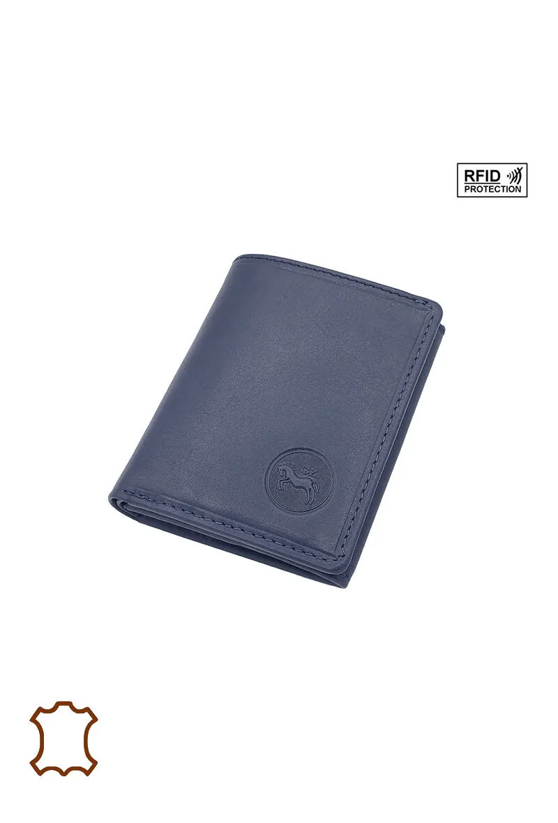 Kleine RFID-Geldbörse aus Leder