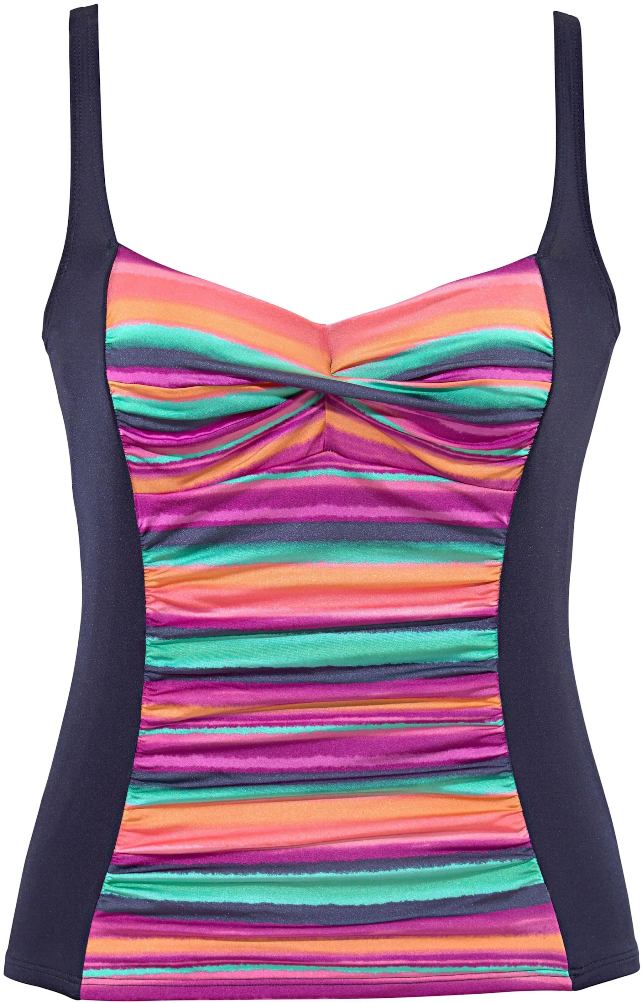 LASCANA Bügel-Tankini-Top in bunt-gestreift