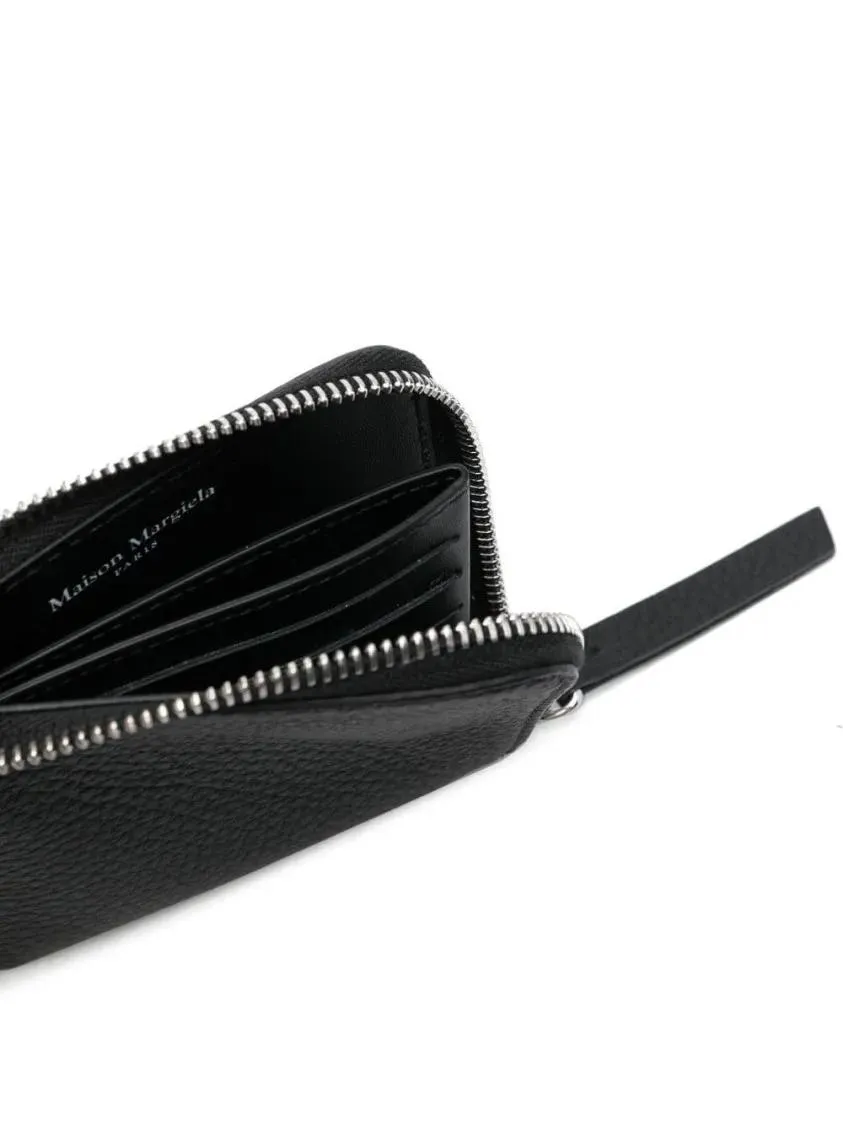   Maison Margiela  Black Leather Wallet Black  Geldbörse 