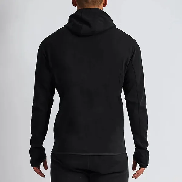 Modisches Sportliches Zweiteiler-Set für Herren bestehend aus Sweatshirt-Jacke mit Reißverschluss und Jogginghose mit Kordelzug