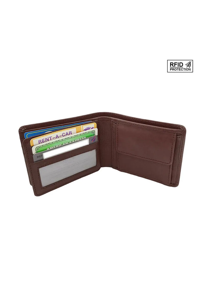 RFID-Geldbörse aus Leder
