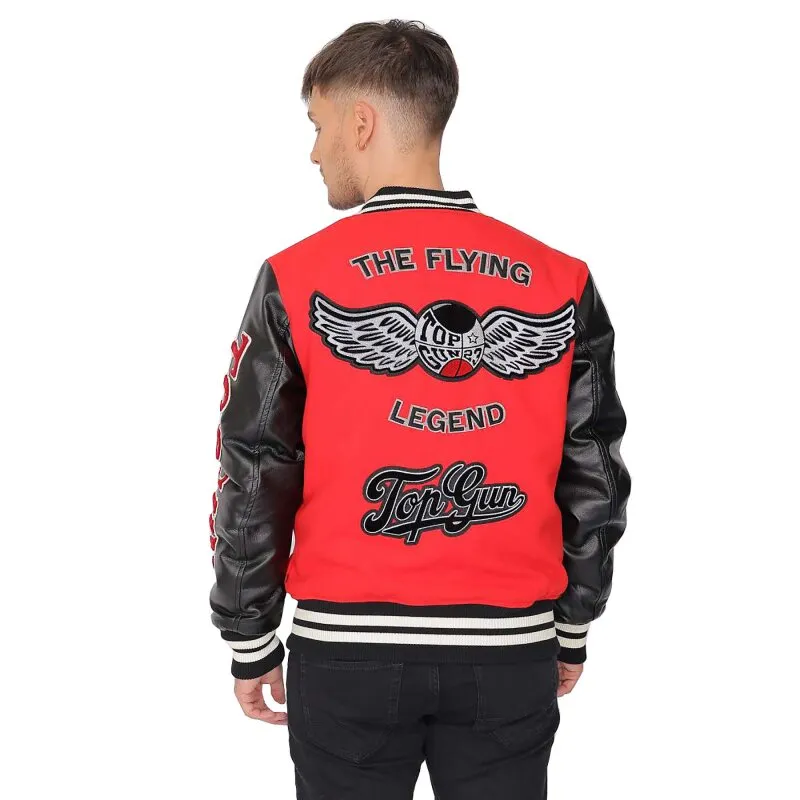 Top Gun College Jacke TGJ2337 red